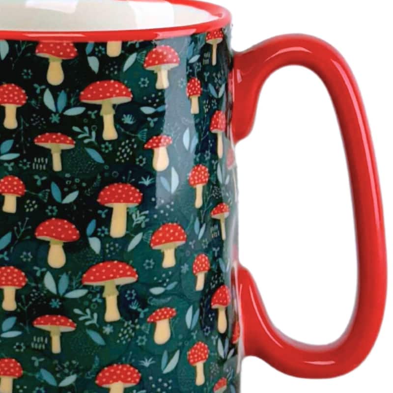 10 Strawberry Street Bella Flora Mugs, Set of 4