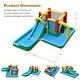 preview thumbnail 16 of 18, Slide Water Park Climbing Bouncer Pendulum Chunnel Game without Air-blower - Multi - 185" x 145.5" x 75" (L x W x H)