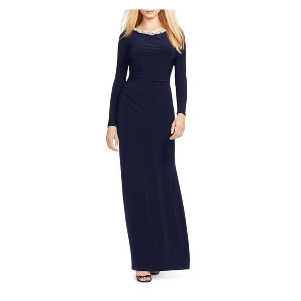 navy shift dress long sleeve