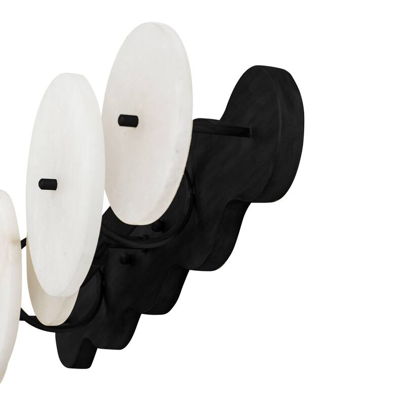 Cosmos 2-Light 20.5-Inch Real Alabaster Stone Bath Fixture