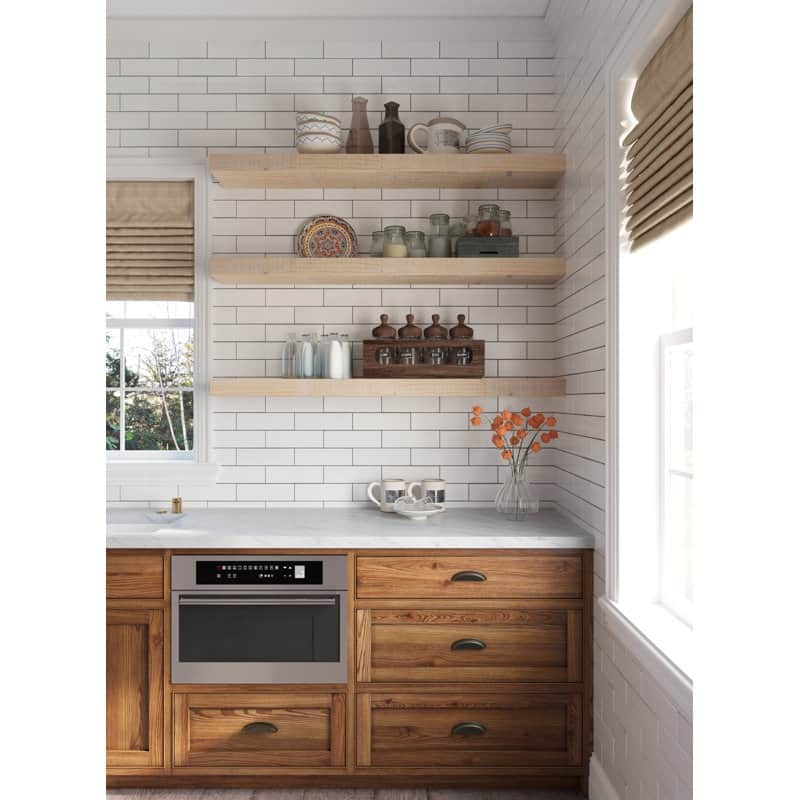 Farmhouse Solid Wood Mantel Shelf