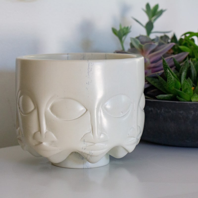 Soapstone Carved Decorative Makonde Vase