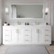 Option White / White Quartz Top / Brushed Gold Hardware