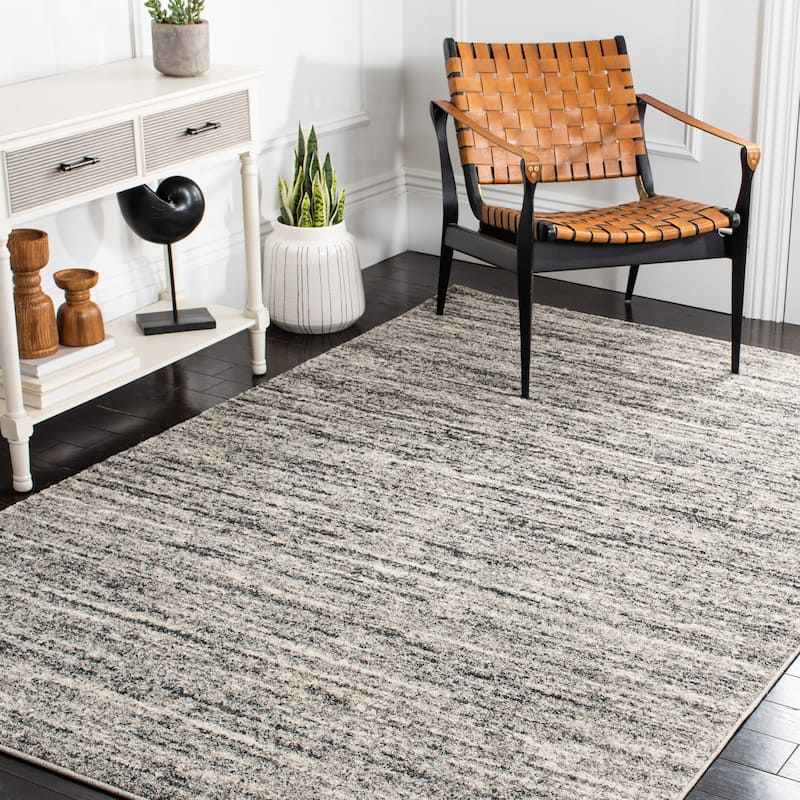 SAFAVIEH Retro Ela Modern Abstract Rug - 3' x 5' - Ivory/Grey