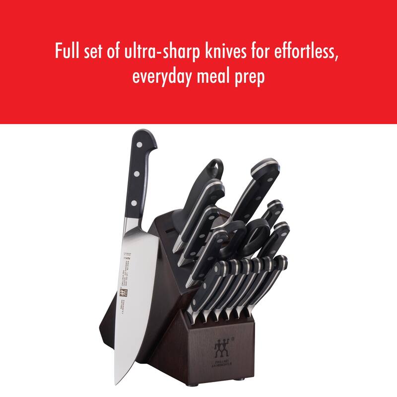 ZWILLING Pro 16-pc Knife Block Set