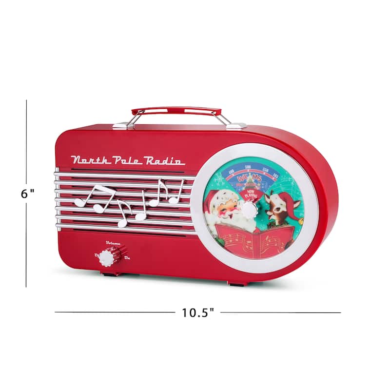 10.5" North Pole Radio