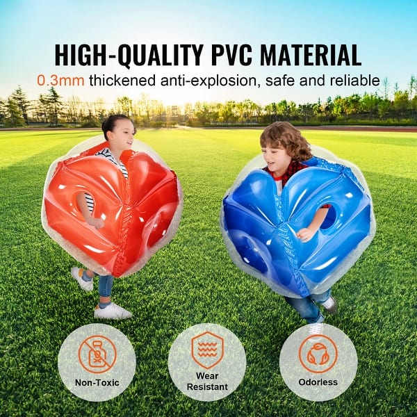 slide 2 of 6, Inflatable Bumper Balls for Playground, Yard, Park - 2-Pack, 2FT 2-Pack, 2FT