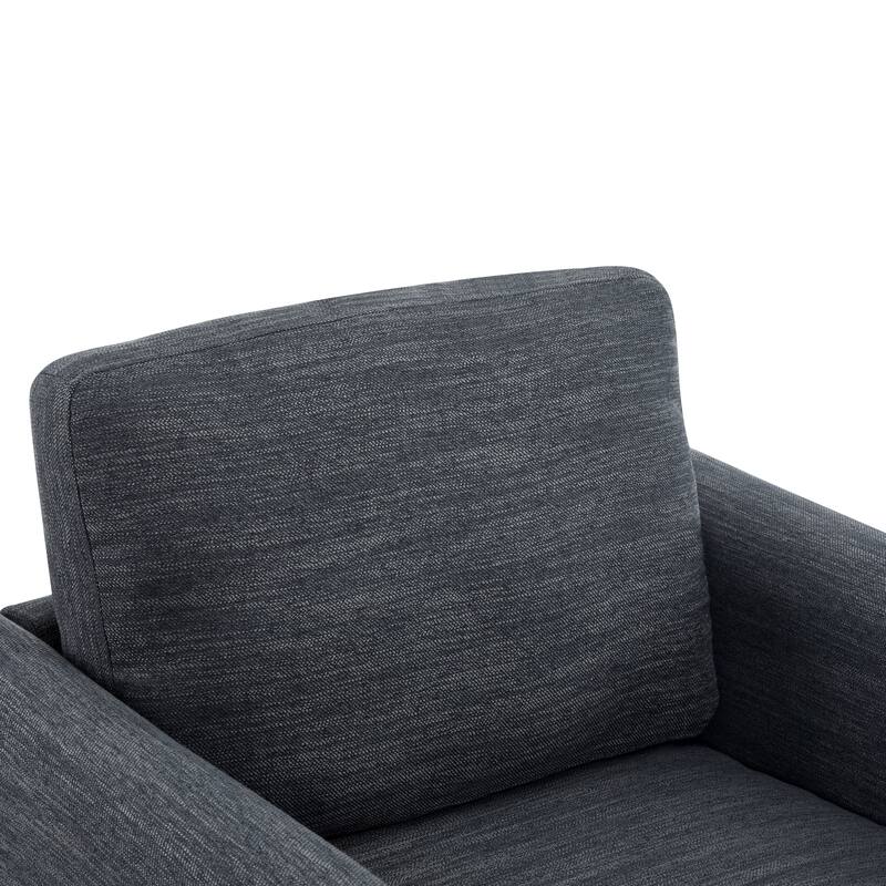Christopher Knight Home - Harmonia Upholstered Armchair with Solid Wood Frame and Plush Cushioning