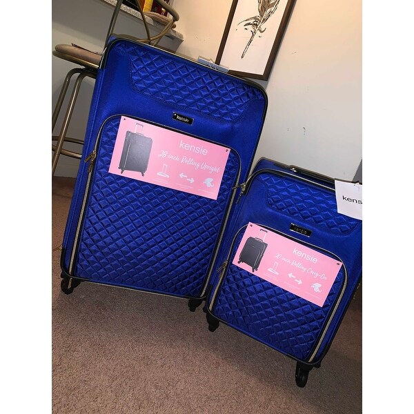kensie octagon luggage set