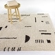 preview thumbnail 53 of 76, Carson Shag Area Rug 5'3" x 7' - Cream/Charcoal - Rectangle