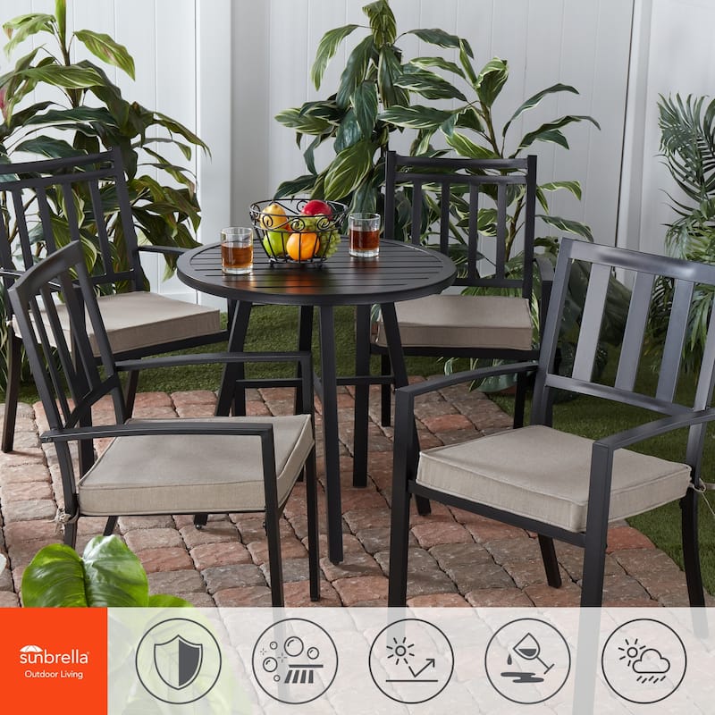 Sunbrella Indoor/ Outdoor 17-inch Square Corded Chair Pad