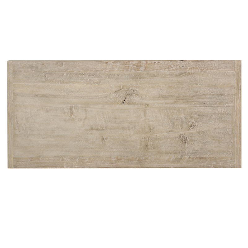 Artissance Hermosa Rustic Coffee Table Small Weathered Natural 48x22x16 - 48" x 22" x 16"