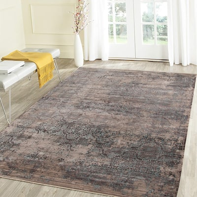 Savannah Rich Graphite Transitional Polyester Rug