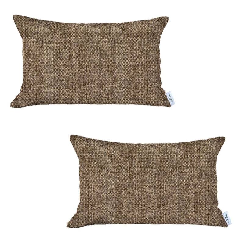 Boho-Chic Decorative Houndstooth Jacquard Pillow Covers 2 PCS