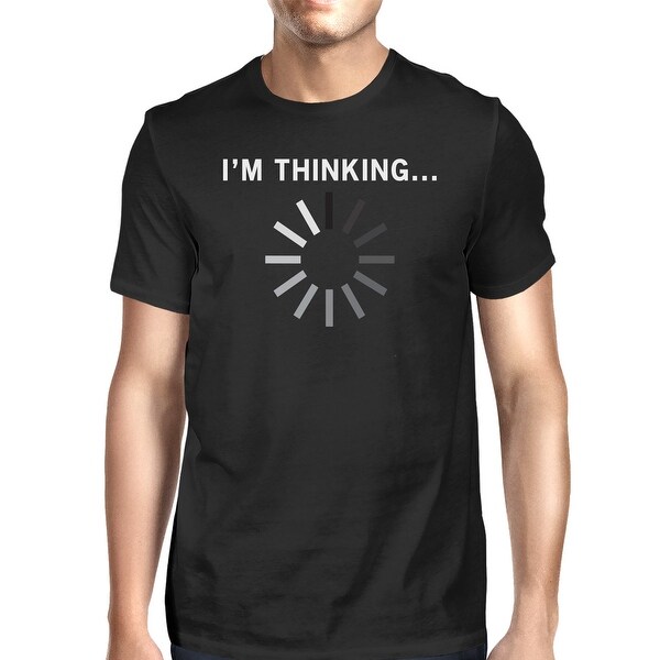 I Am Thinking Men's T-shirt Graphic Shirt Short Sleeve Cotton Tee