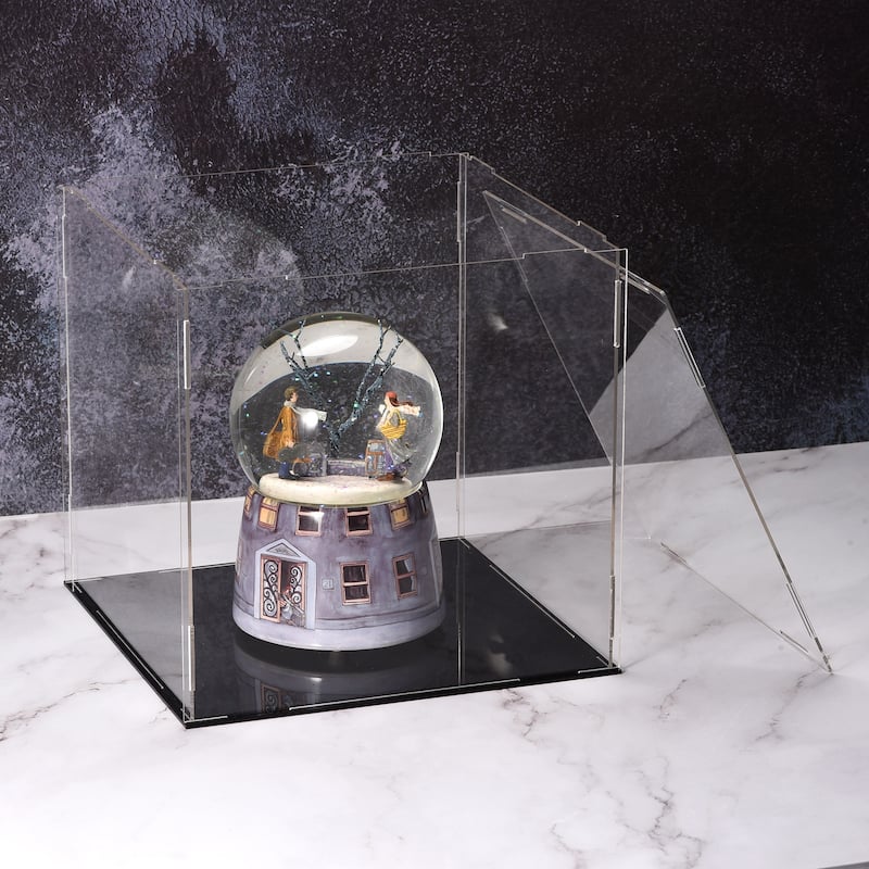 Acrylic Display Case Box Dustproof Showcase Cube Collectibles Show Box