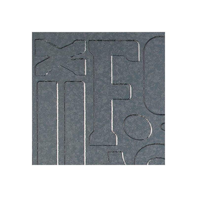 FASÄDE Alphabet 4-foot x 8-foot PVC Wall Panel in Galvanized Steel