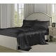 preview thumbnail 4 of 5, Miss Behave®.Charmeuse Satin Bed Sheet Set