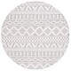preview thumbnail 5 of 3, SAFAVIEH Trends Sachiko Moroccan Rustic Boho Rug 6'7" Round - Grey/Ivory - Round