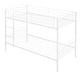 preview thumbnail 10 of 14, Twin over Twin Metal Frame Bunk Bed Guardrail Kids Bed with Separate into 2 Twin Beds Design