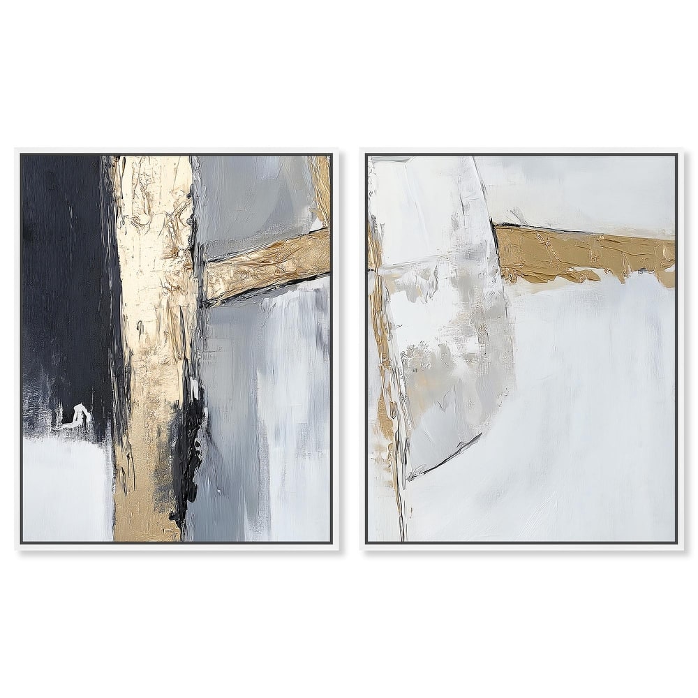 Cracks of Creation II Canvas Set of 2 by Art Remedy