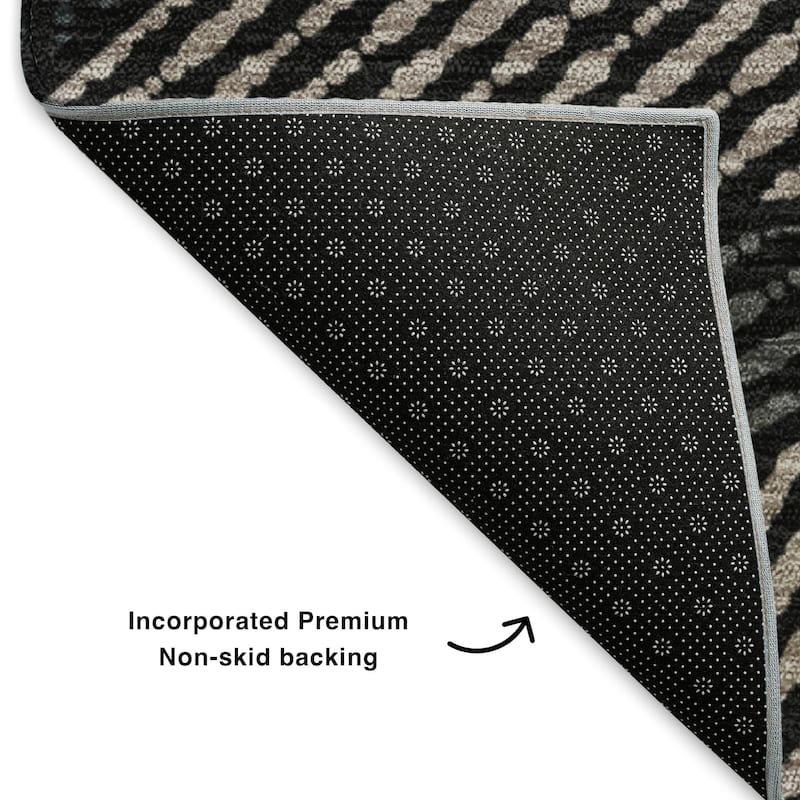 Premium Washable Super Soft Contemporary Mosaic Mayfield Rug
