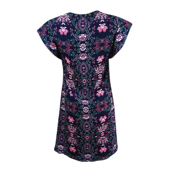 jessica simpson flutter sleeve floral wrap maternity dress