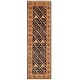 preview thumbnail 6 of 8, SAFAVIEH Couture Hand-knotted Peshawar Sylvianne Traditional Oriental Vegetable Dye Wool Rug with Fringe 3' x 10' Runner - Navy/Gold - Runner