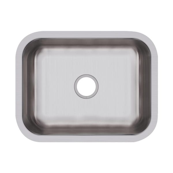 Elkay DCFU2115 Dayton 23-1/2" Stainless Steel Undermount Single Basin Kitchen Sink - Soft Satin