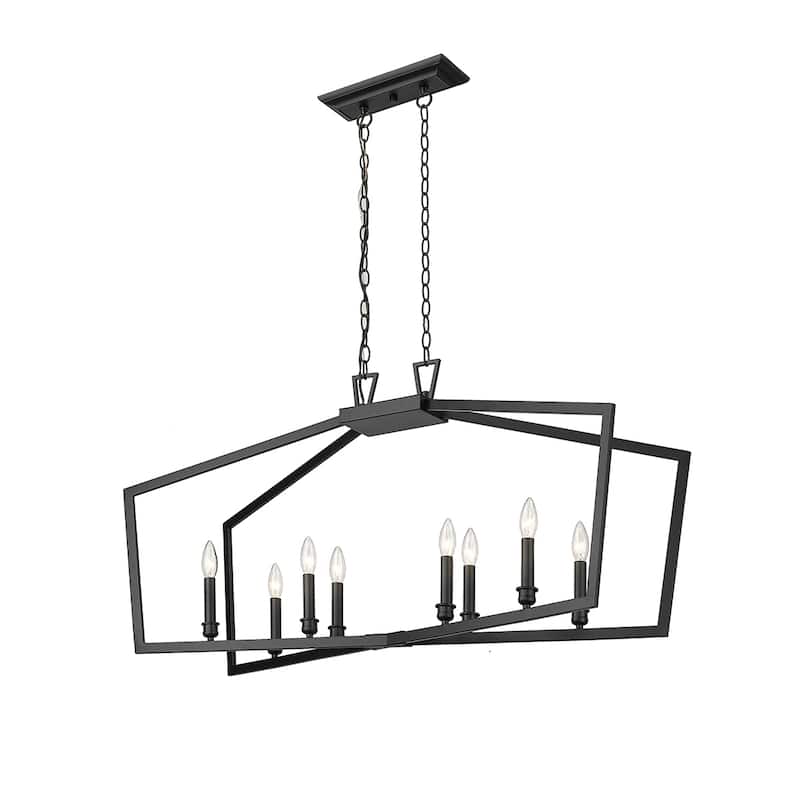 Millennium Lighting Lizabeth 6 Light Chandelier Ceiling Fixture in Matte Black