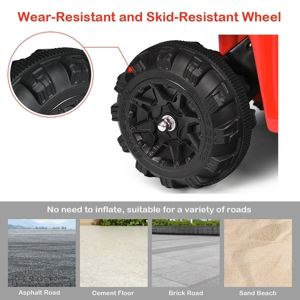 kids ride on 6v battery powered atv quad