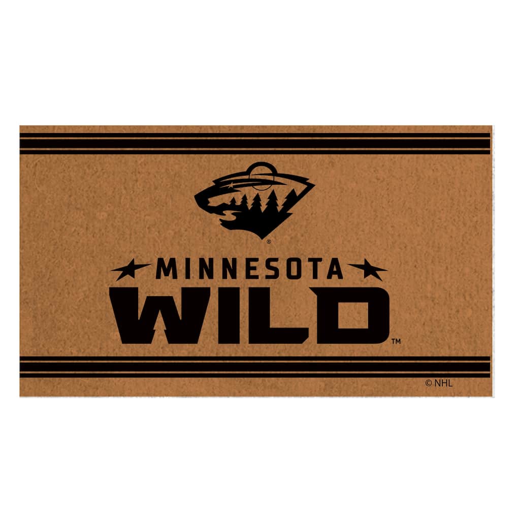 28 in. x 16 in. Minnesota Wild, Coir Mat