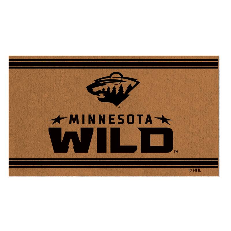 28 in. x 16 in. Minnesota Wild, Coir Mat