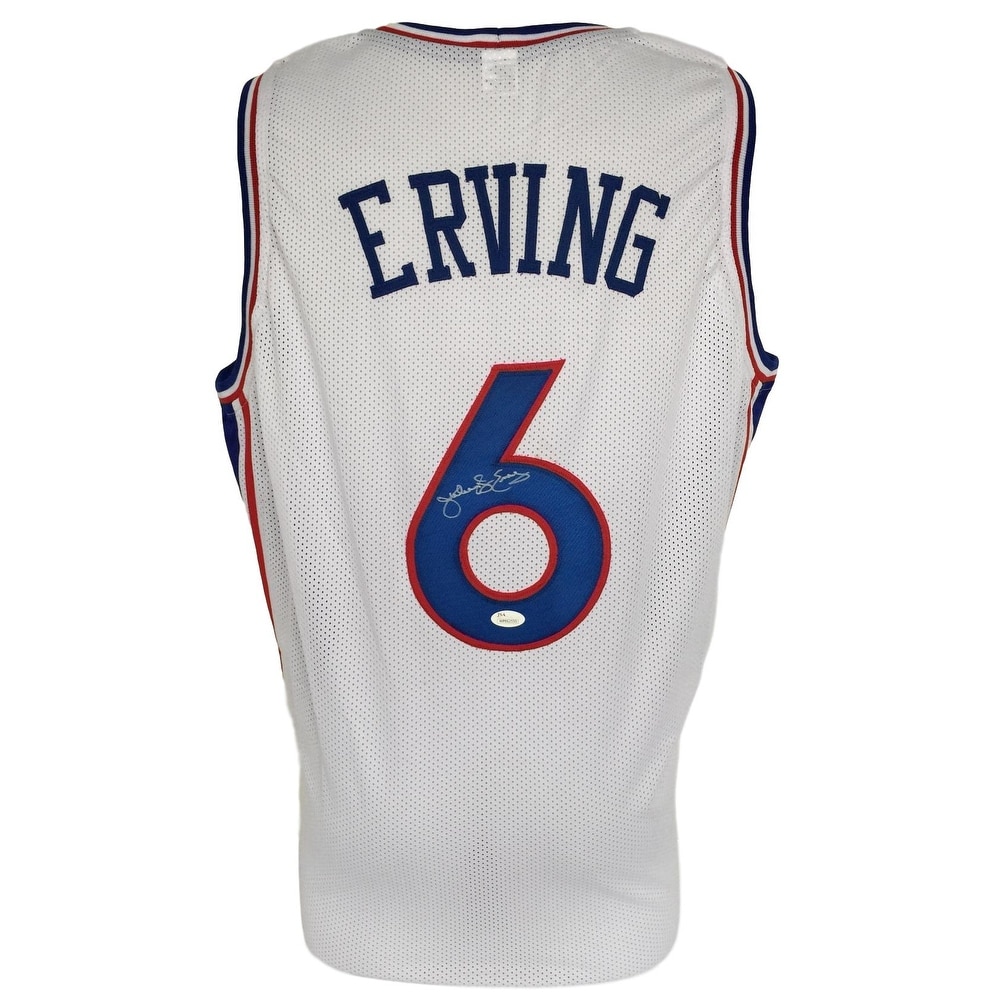 dr j signed basketball