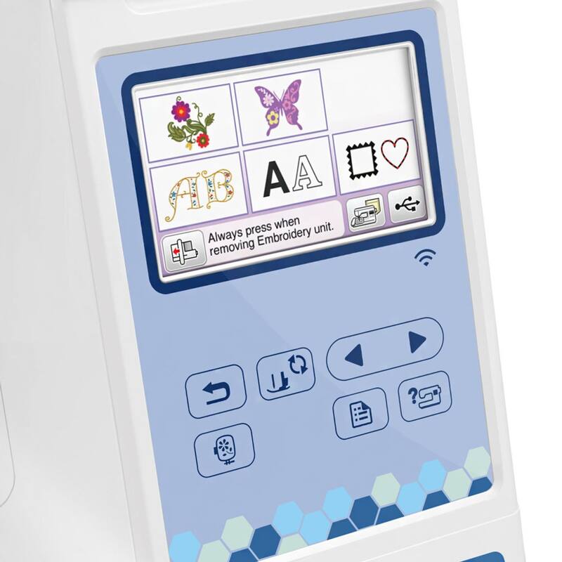 Brother PE900 5" x 7" Embroidery Machine w/ Full Color LCD Screen + Wireless + Jump Stitch Cutting + 193 Built-In Designs