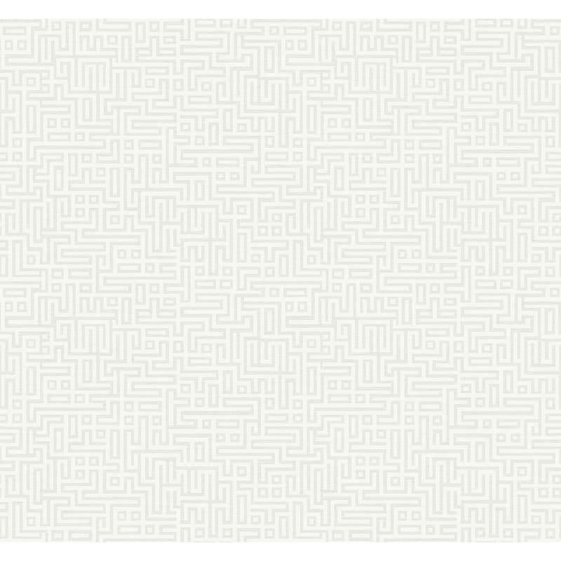 Seabrook Designs Rockefeller Maze Nonwoven Unpasted Wallpaper - 27 in. W x 27 ft. L - Margalo