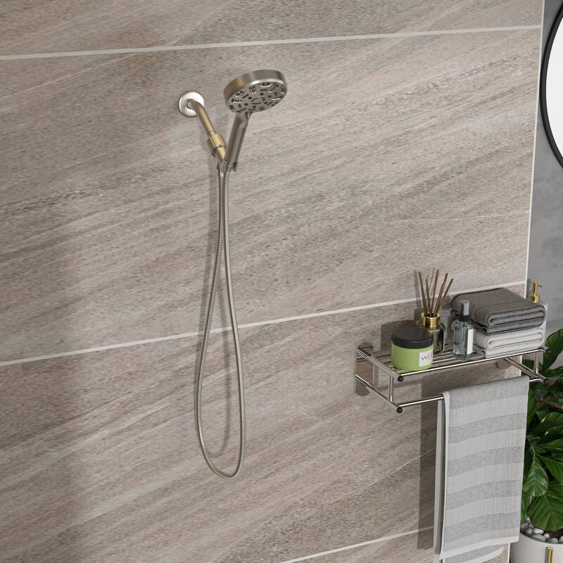 Topcraft Wall Mount Multi-Function Hand Showerhead - 4.7*4.7