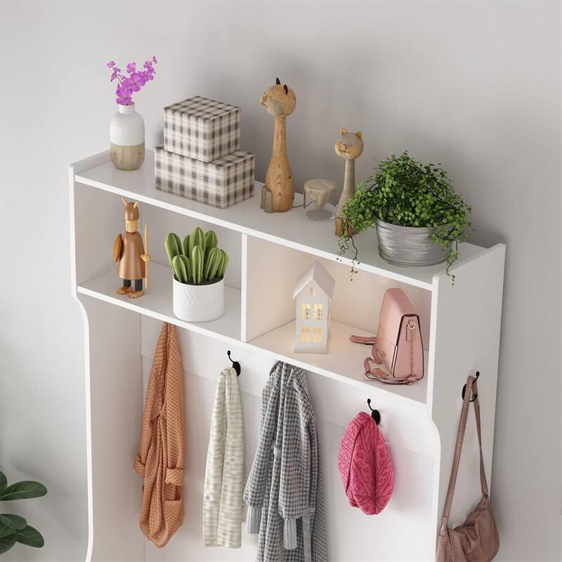 Hall Tree with Bench and Shoe Storage