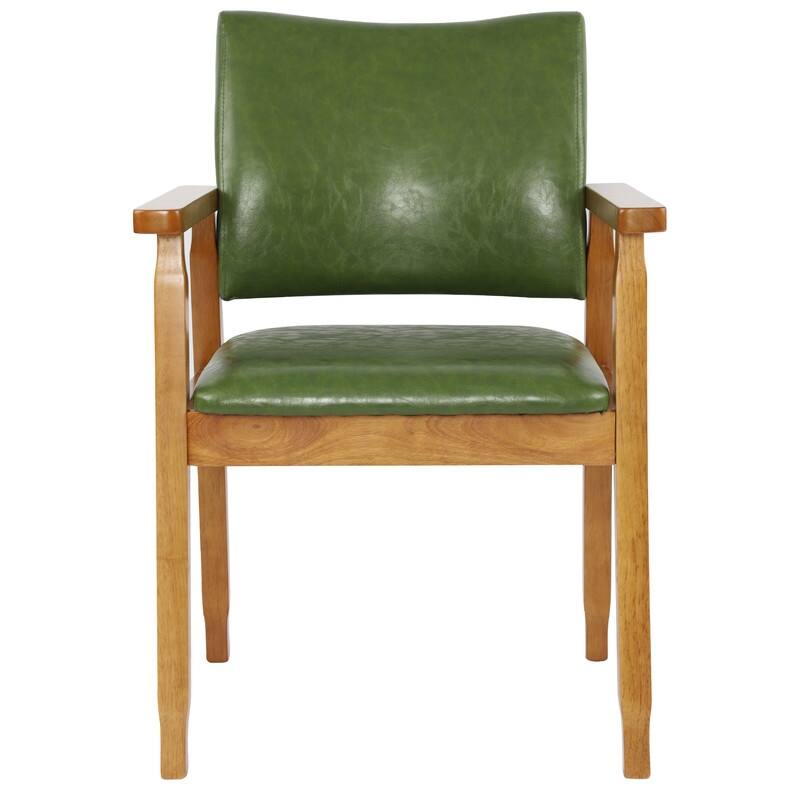Walnut Upholstered Dining Chairs Solid Wood Arm Chair