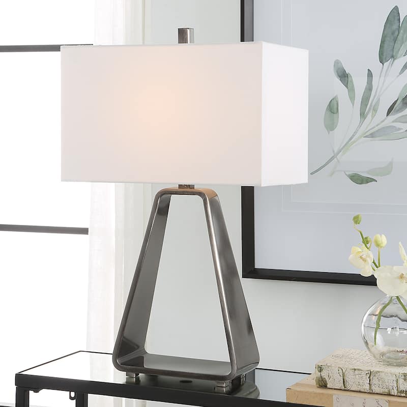 Uttermost Halo Modern Open Table Lamp - 16"x26.25"x10"