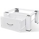 preview thumbnail 1 of 1, vidaXL Washing Machine Pedestal with Drawer White