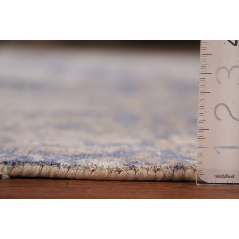 All-Over Abstract Contemporary Area Rug Handmade Wool Carpet - 8'11"x 11'11"