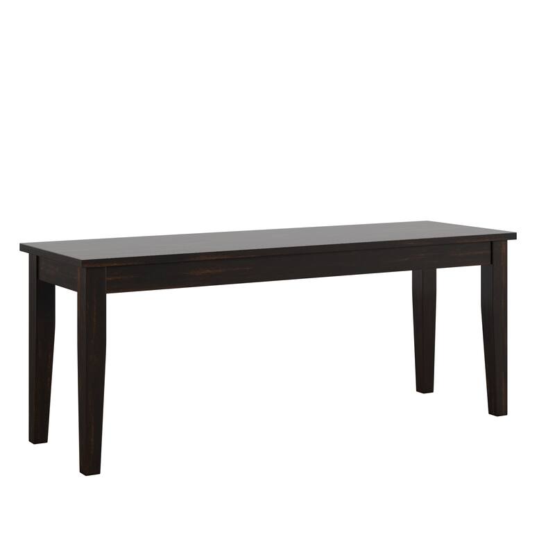 Wilmington II Wood Dining Bench by iNSPIRE Q Classic - Antique Black