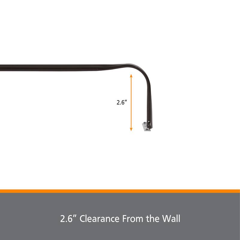 Kenney® Fast Fit™ Easy Install Superior Hold Premium Curtain Rod, 2-Pack