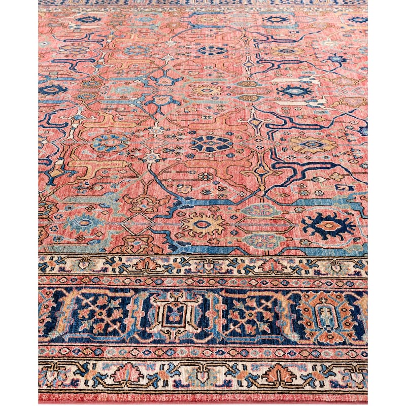 Serapi One-of-a-Kind Hand-Knotted Area Rug - Pink - 9' 2" x 12' 0"