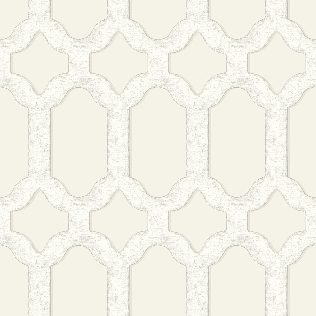 Chesapeake Chervil Cream Trellis Wallpaper