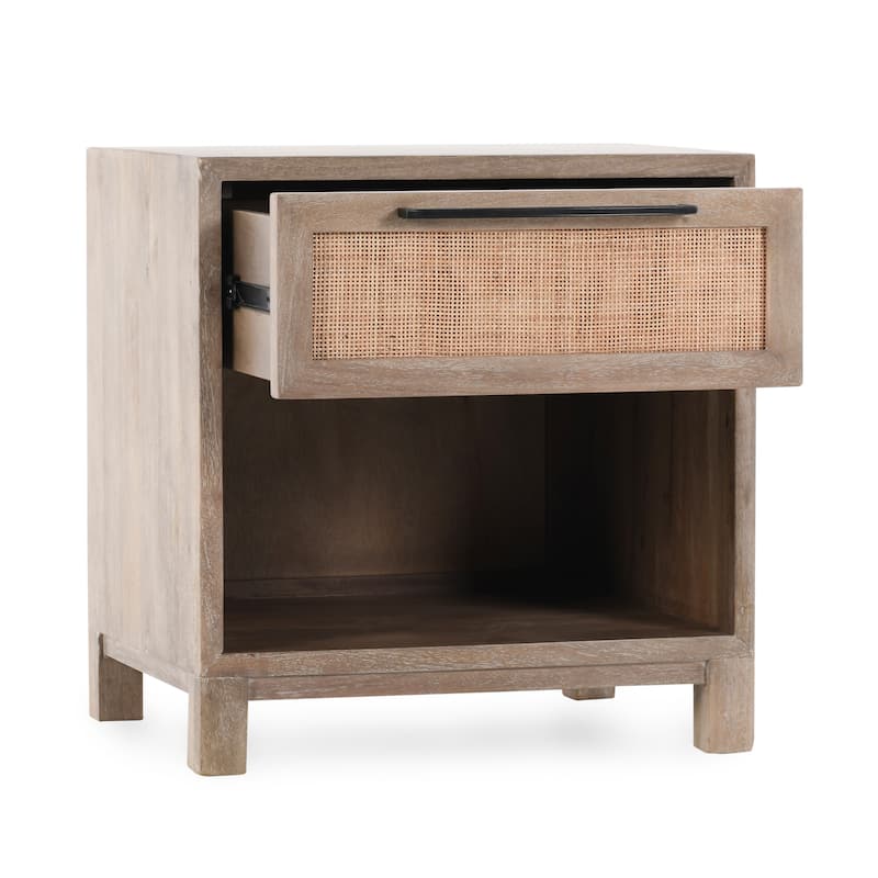 Classic Home Jensen Nightstand in Light Brown