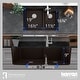 preview thumbnail 39 of 56, Karran Undermount Large/Small Bowl Quartz Kitchen Sink - 32" x 21.25" x 9" - 32" x 21.25" x 9"