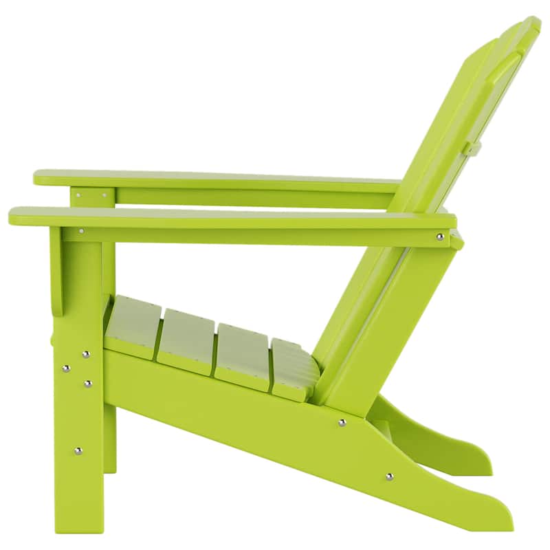 Altura Outdoor Eco-Friendly All Weather Poly Patio Adirondack Chair - Deep Seating