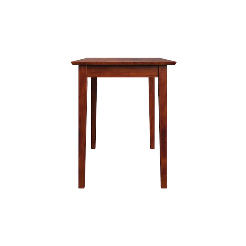 Walnut Desk - 48" L x 24" W Solid Wood Desk with USB Charger - Modern Writing Computer Table